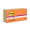 Post-it Notes Super Sticky 3 in. x 3 in. Pads in Energy Boost Collection Colors (12 Pads/Pack)